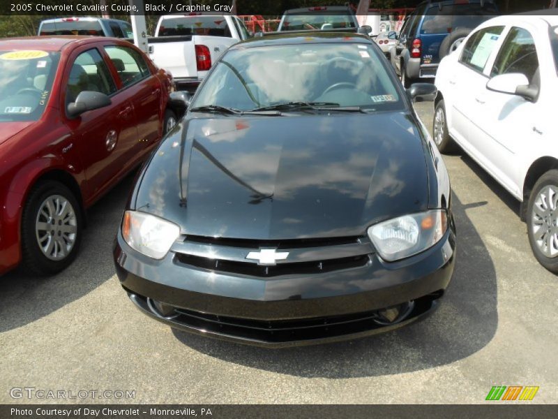 Black / Graphite Gray 2005 Chevrolet Cavalier Coupe