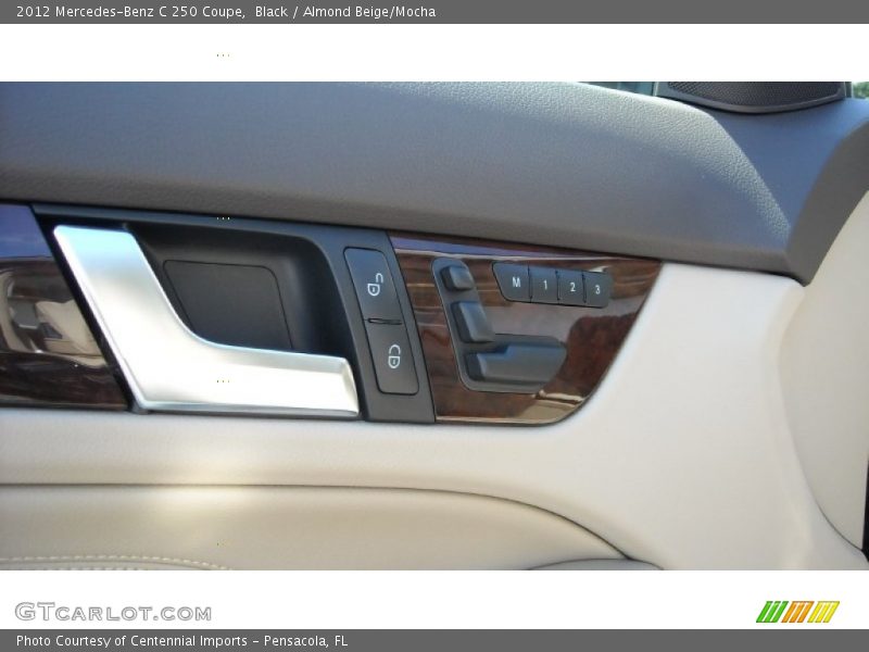 Black / Almond Beige/Mocha 2012 Mercedes-Benz C 250 Coupe