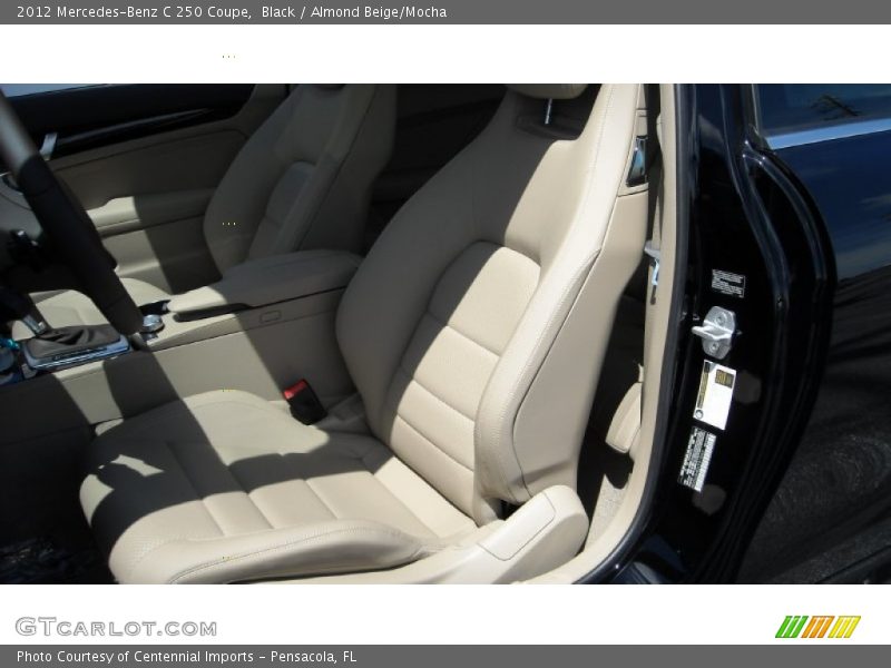 Black / Almond Beige/Mocha 2012 Mercedes-Benz C 250 Coupe