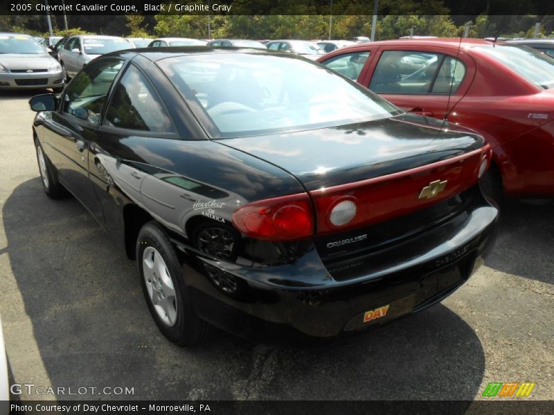 Black / Graphite Gray 2005 Chevrolet Cavalier Coupe