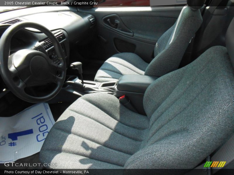 Black / Graphite Gray 2005 Chevrolet Cavalier Coupe