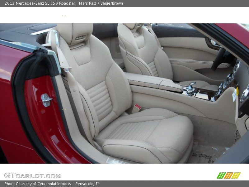 Front Seat of 2013 SL 550 Roadster