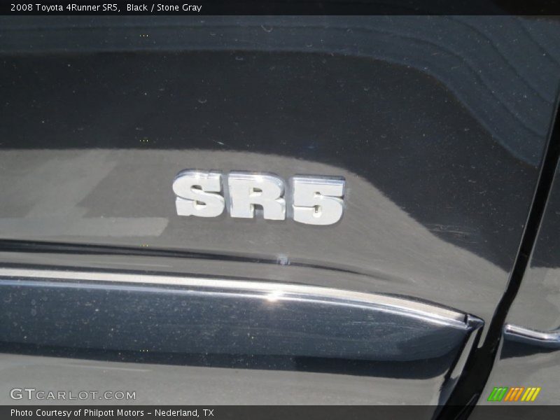 Black / Stone Gray 2008 Toyota 4Runner SR5