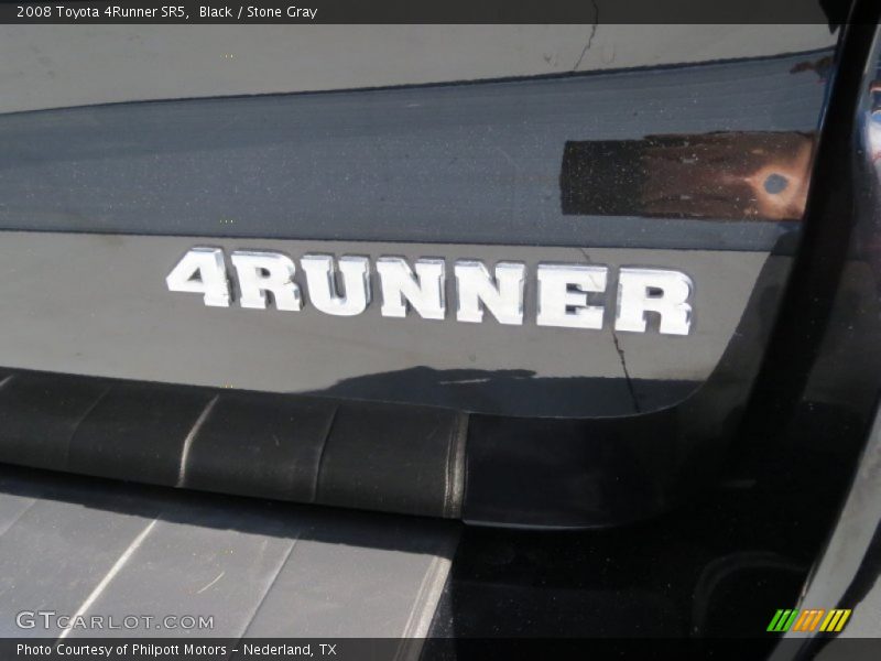 Black / Stone Gray 2008 Toyota 4Runner SR5