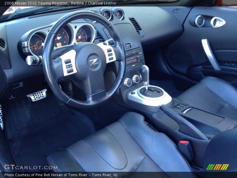 Charcoal Leather Interior - 2006 350Z Touring Roadster 