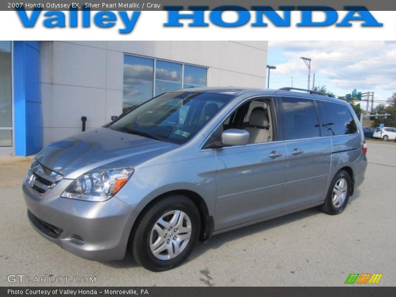 Silver Pearl Metallic / Gray 2007 Honda Odyssey EX