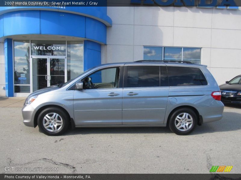Silver Pearl Metallic / Gray 2007 Honda Odyssey EX