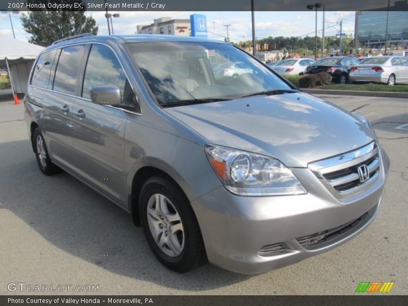 Silver Pearl Metallic / Gray 2007 Honda Odyssey EX