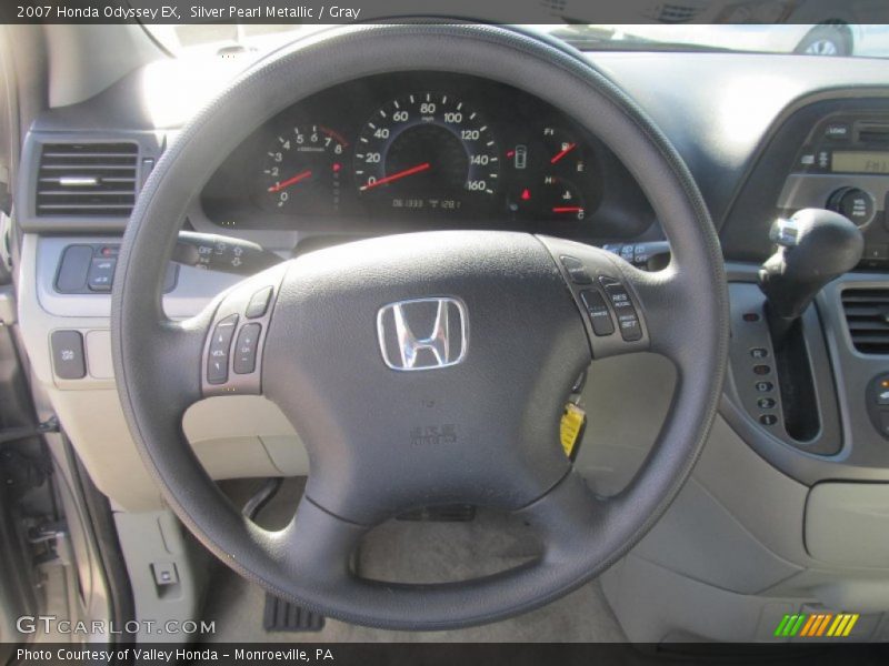 Silver Pearl Metallic / Gray 2007 Honda Odyssey EX