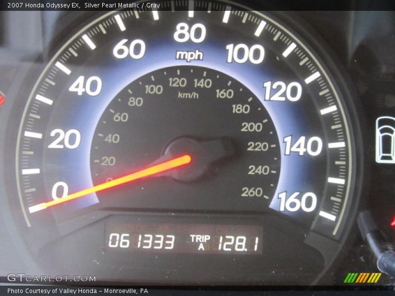 Silver Pearl Metallic / Gray 2007 Honda Odyssey EX