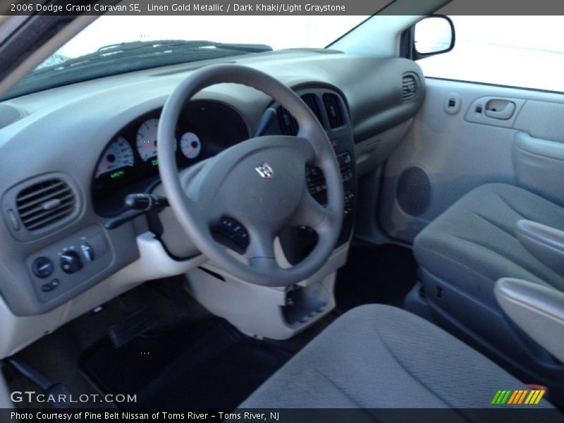 Linen Gold Metallic / Dark Khaki/Light Graystone 2006 Dodge Grand Caravan SE