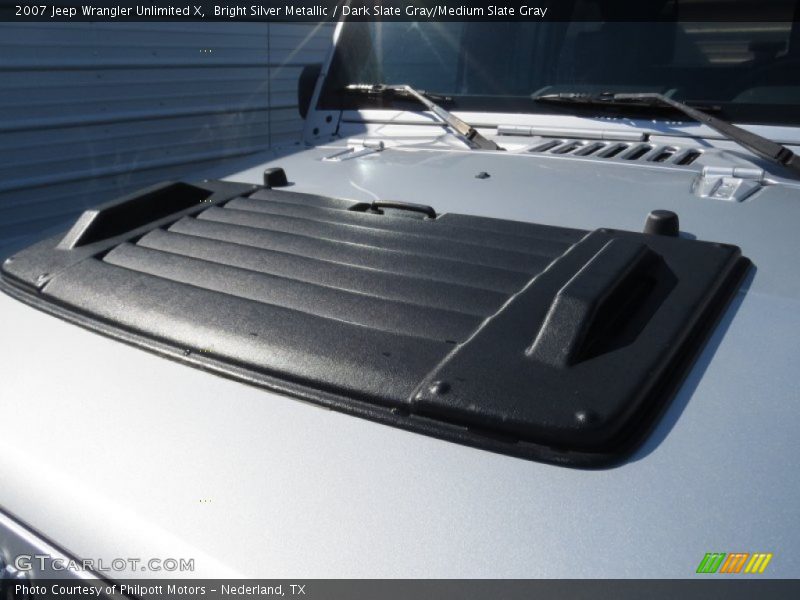 Bright Silver Metallic / Dark Slate Gray/Medium Slate Gray 2007 Jeep Wrangler Unlimited X