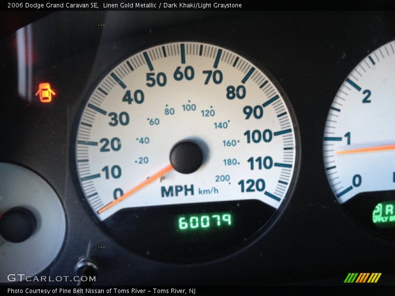 Linen Gold Metallic / Dark Khaki/Light Graystone 2006 Dodge Grand Caravan SE