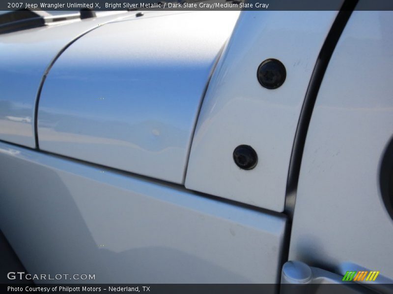 Bright Silver Metallic / Dark Slate Gray/Medium Slate Gray 2007 Jeep Wrangler Unlimited X