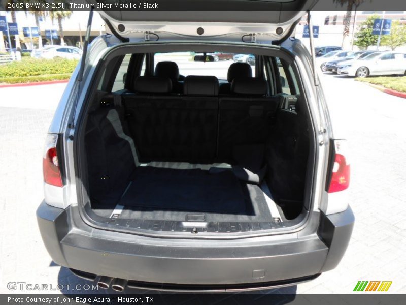 Titanium Silver Metallic / Black 2005 BMW X3 2.5i