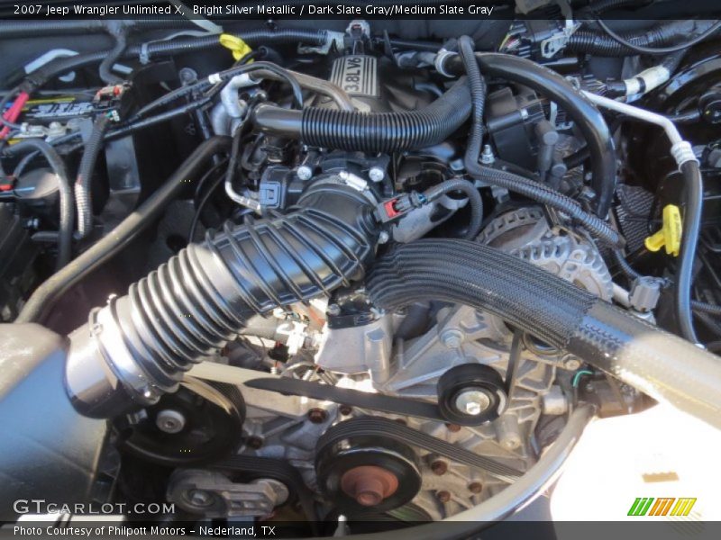 Bright Silver Metallic / Dark Slate Gray/Medium Slate Gray 2007 Jeep Wrangler Unlimited X