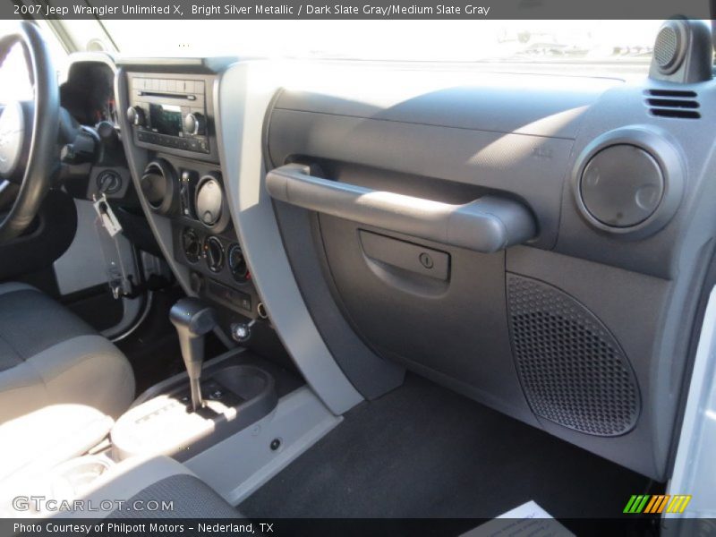 Bright Silver Metallic / Dark Slate Gray/Medium Slate Gray 2007 Jeep Wrangler Unlimited X