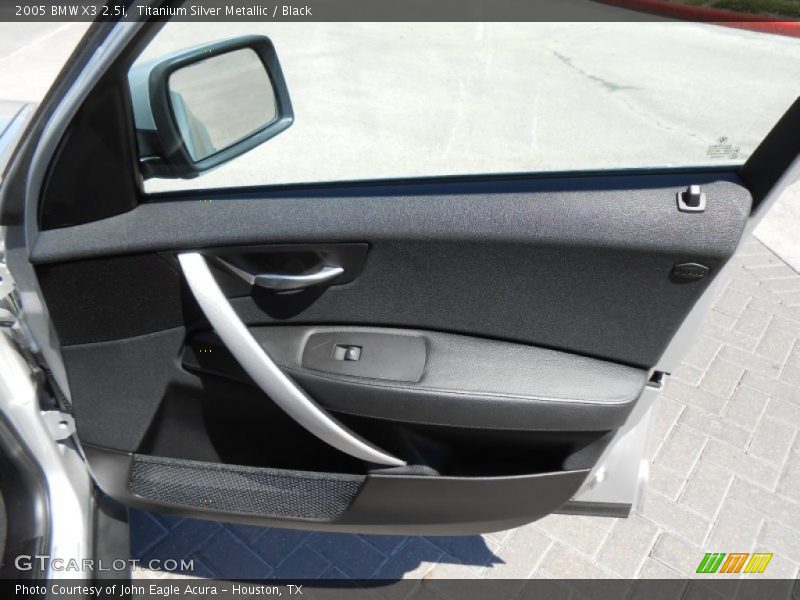 Titanium Silver Metallic / Black 2005 BMW X3 2.5i