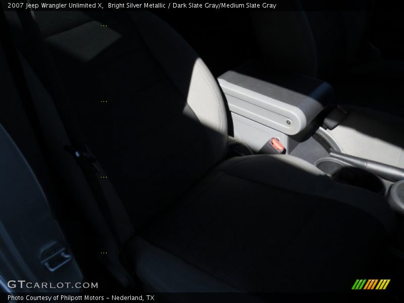 Bright Silver Metallic / Dark Slate Gray/Medium Slate Gray 2007 Jeep Wrangler Unlimited X