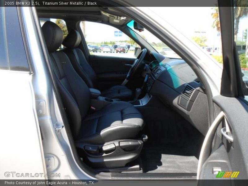 Titanium Silver Metallic / Black 2005 BMW X3 2.5i