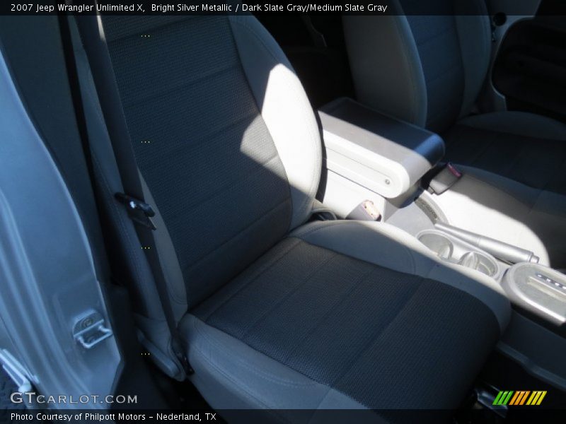 Bright Silver Metallic / Dark Slate Gray/Medium Slate Gray 2007 Jeep Wrangler Unlimited X