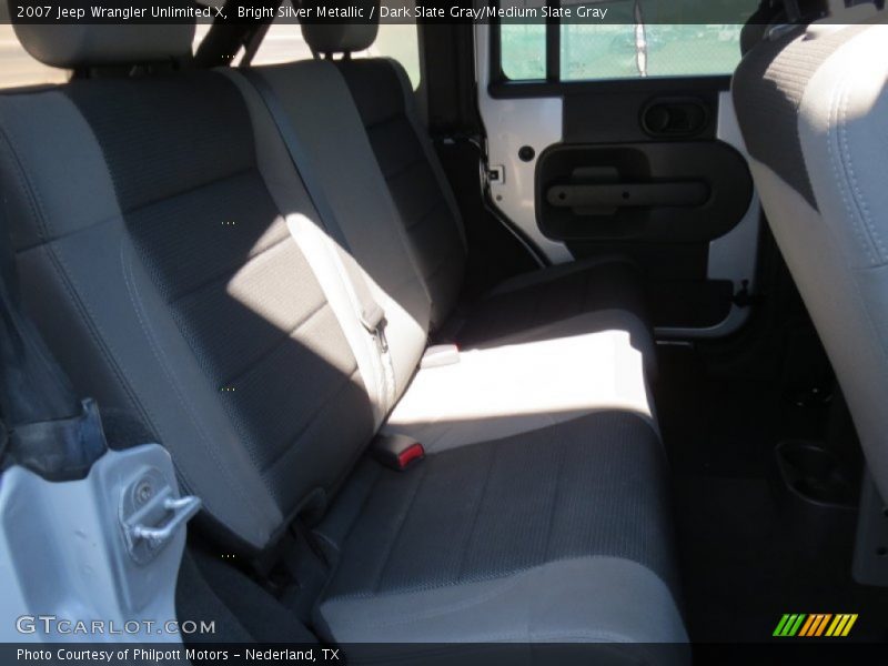 Bright Silver Metallic / Dark Slate Gray/Medium Slate Gray 2007 Jeep Wrangler Unlimited X