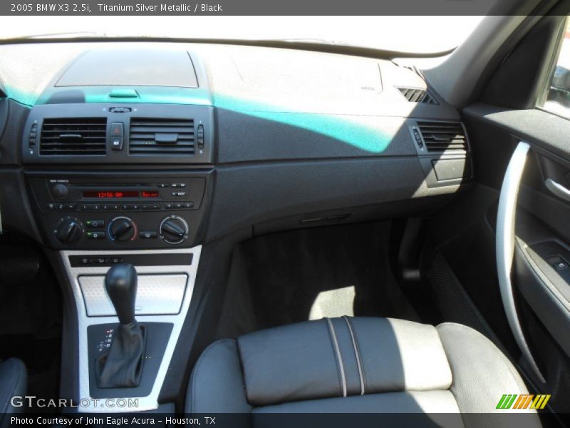 Titanium Silver Metallic / Black 2005 BMW X3 2.5i