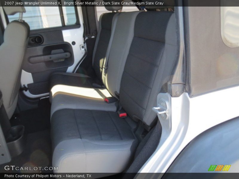 Bright Silver Metallic / Dark Slate Gray/Medium Slate Gray 2007 Jeep Wrangler Unlimited X