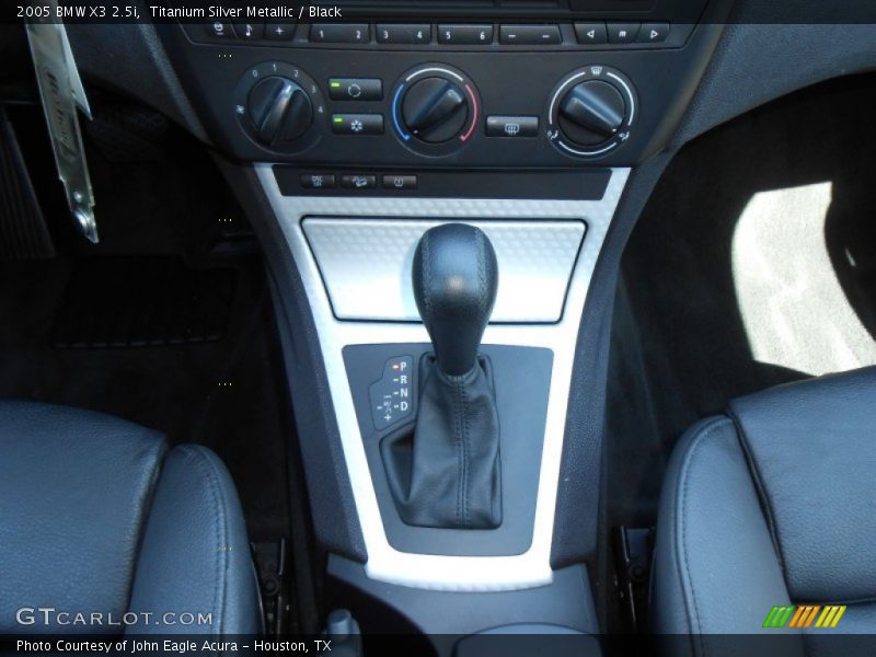 Titanium Silver Metallic / Black 2005 BMW X3 2.5i