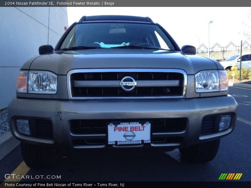 Polished Pewter Metallic / Beige 2004 Nissan Pathfinder SE