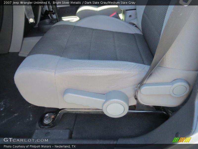Bright Silver Metallic / Dark Slate Gray/Medium Slate Gray 2007 Jeep Wrangler Unlimited X