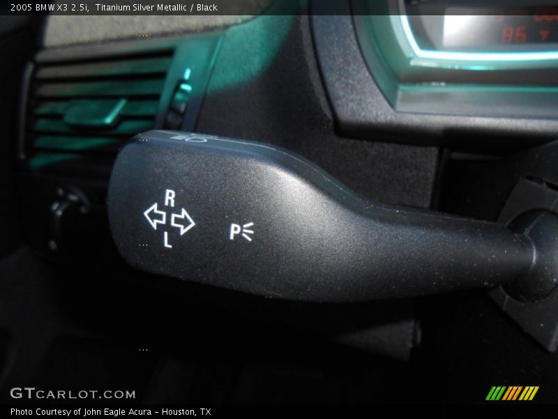 Titanium Silver Metallic / Black 2005 BMW X3 2.5i