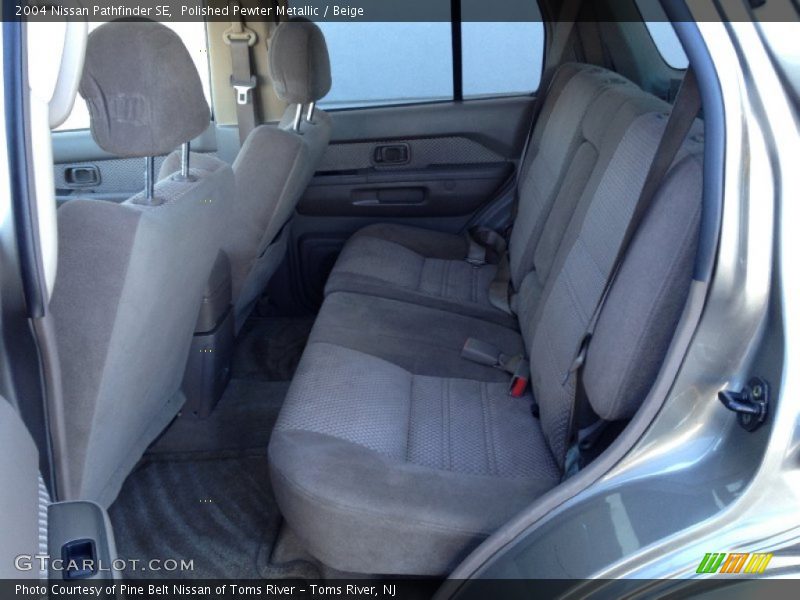 Rear Seat of 2004 Pathfinder SE