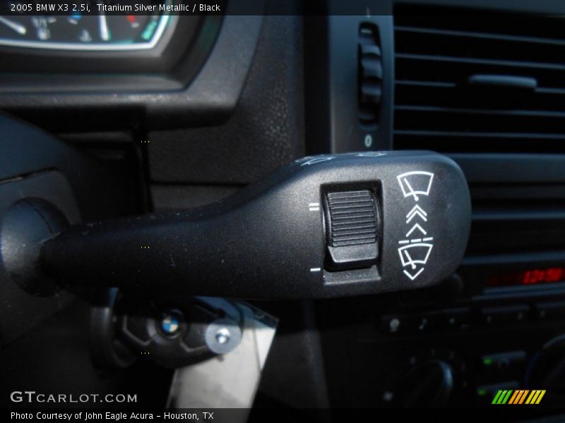 Titanium Silver Metallic / Black 2005 BMW X3 2.5i