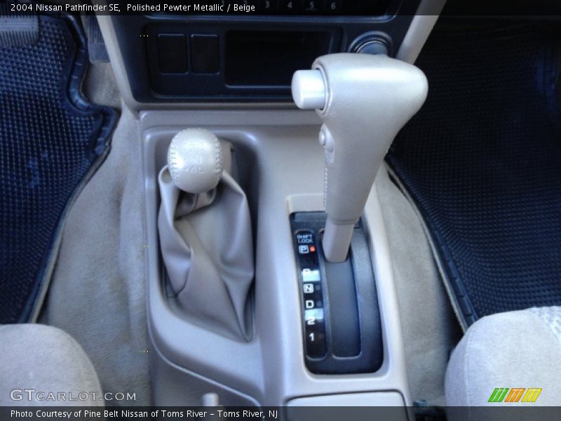  2004 Pathfinder SE 4 Speed Automatic Shifter
