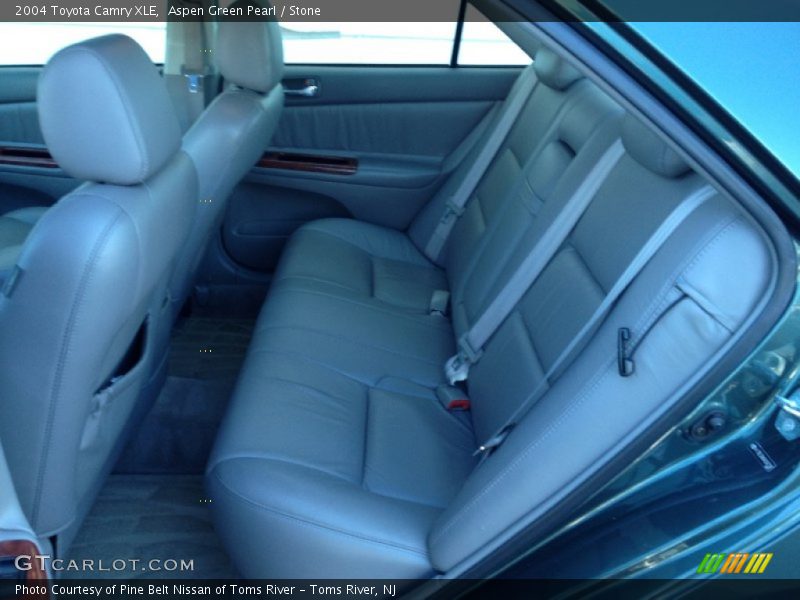 Aspen Green Pearl / Stone 2004 Toyota Camry XLE