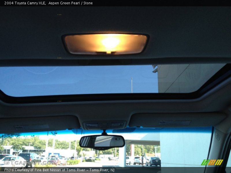 Aspen Green Pearl / Stone 2004 Toyota Camry XLE