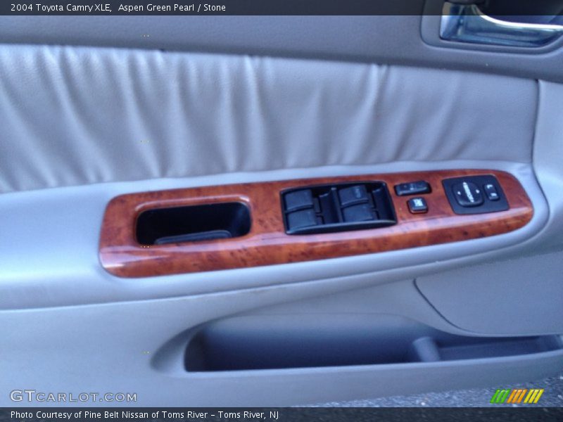 Aspen Green Pearl / Stone 2004 Toyota Camry XLE