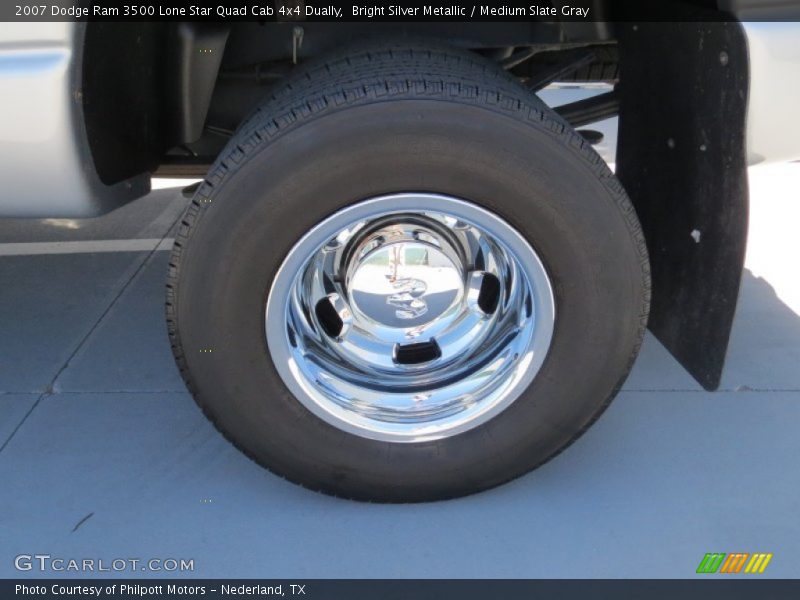 Bright Silver Metallic / Medium Slate Gray 2007 Dodge Ram 3500 Lone Star Quad Cab 4x4 Dually