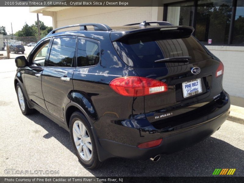 Crystal Black Silica / Desert Beige 2010 Subaru Tribeca 3.6R Limited
