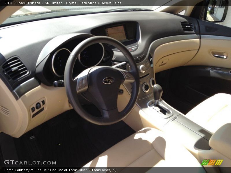 Crystal Black Silica / Desert Beige 2010 Subaru Tribeca 3.6R Limited