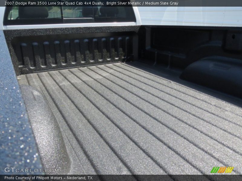 Bright Silver Metallic / Medium Slate Gray 2007 Dodge Ram 3500 Lone Star Quad Cab 4x4 Dually