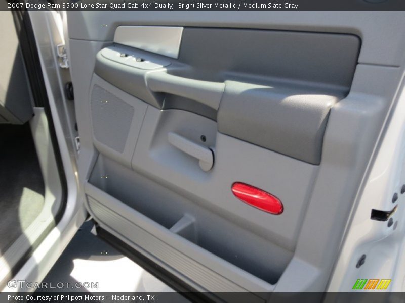 Bright Silver Metallic / Medium Slate Gray 2007 Dodge Ram 3500 Lone Star Quad Cab 4x4 Dually