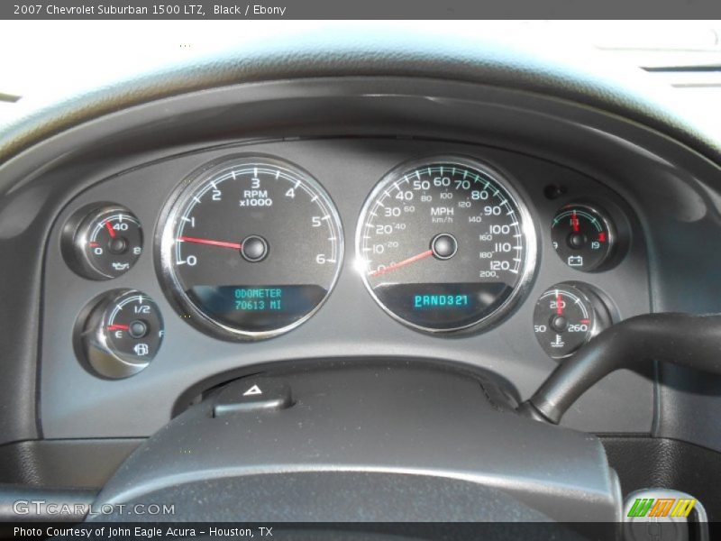 Black / Ebony 2007 Chevrolet Suburban 1500 LTZ