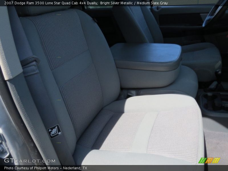 Bright Silver Metallic / Medium Slate Gray 2007 Dodge Ram 3500 Lone Star Quad Cab 4x4 Dually