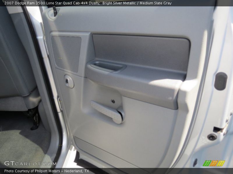 Bright Silver Metallic / Medium Slate Gray 2007 Dodge Ram 3500 Lone Star Quad Cab 4x4 Dually