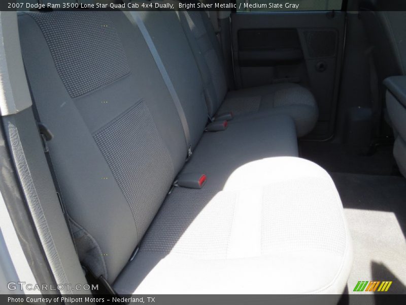 Bright Silver Metallic / Medium Slate Gray 2007 Dodge Ram 3500 Lone Star Quad Cab 4x4 Dually