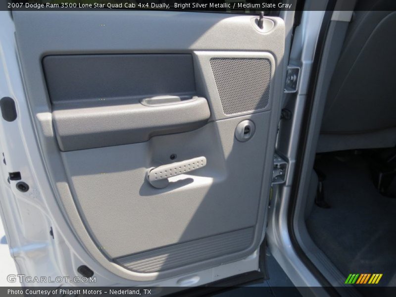 Bright Silver Metallic / Medium Slate Gray 2007 Dodge Ram 3500 Lone Star Quad Cab 4x4 Dually