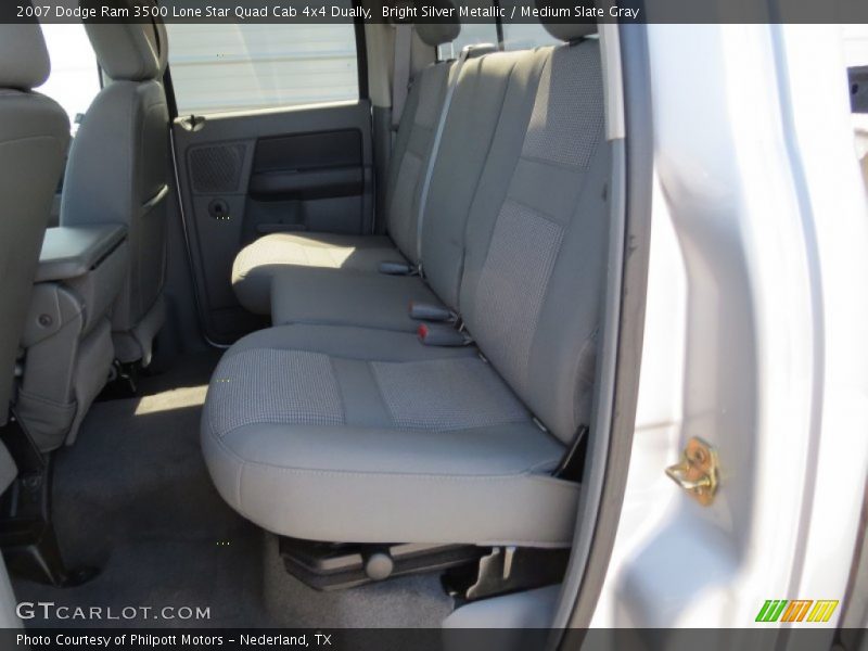 Bright Silver Metallic / Medium Slate Gray 2007 Dodge Ram 3500 Lone Star Quad Cab 4x4 Dually