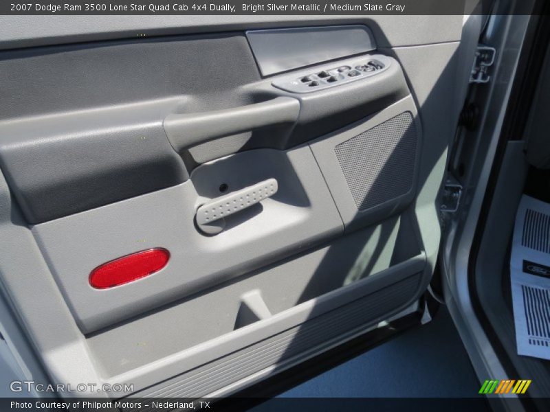 Bright Silver Metallic / Medium Slate Gray 2007 Dodge Ram 3500 Lone Star Quad Cab 4x4 Dually